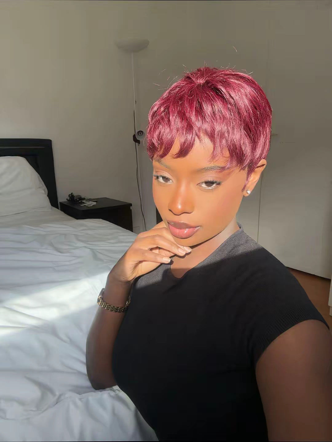 Perruque Signature Bordeaux